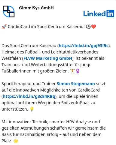 GimmiSys in Social Media
