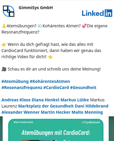 GimmiSys in Social Media